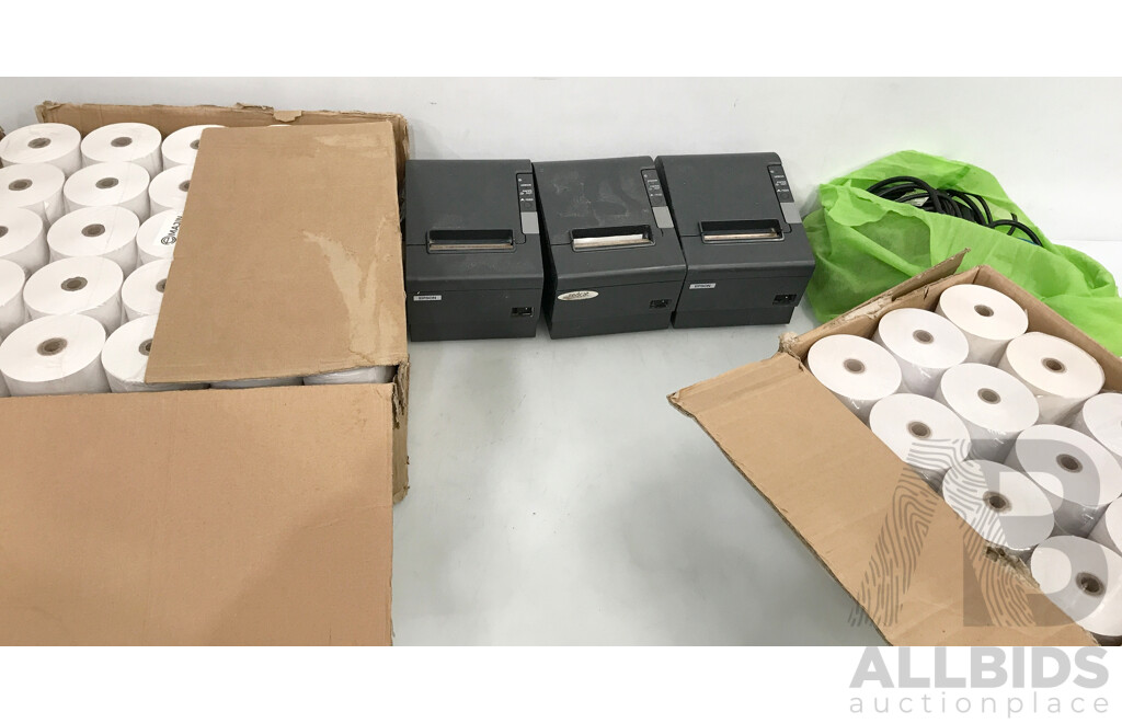 Epson (TM-T88IV) Thermal Printers with Thermal Paper Rolls