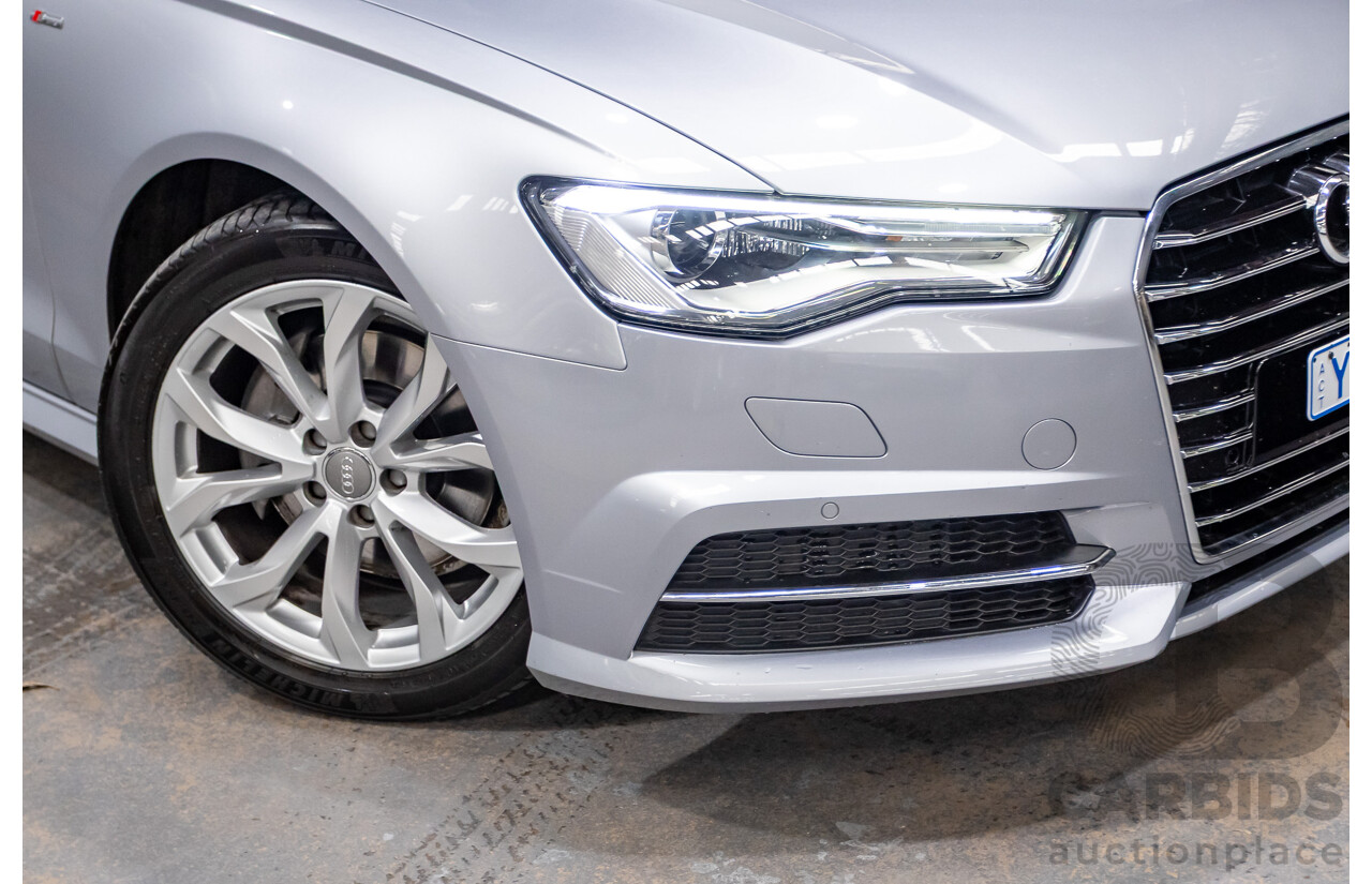 05/2015 Audi A6 TFSI 4GL MY15 4d Sedan Florett Silver Metallic Turbo 1.8L
