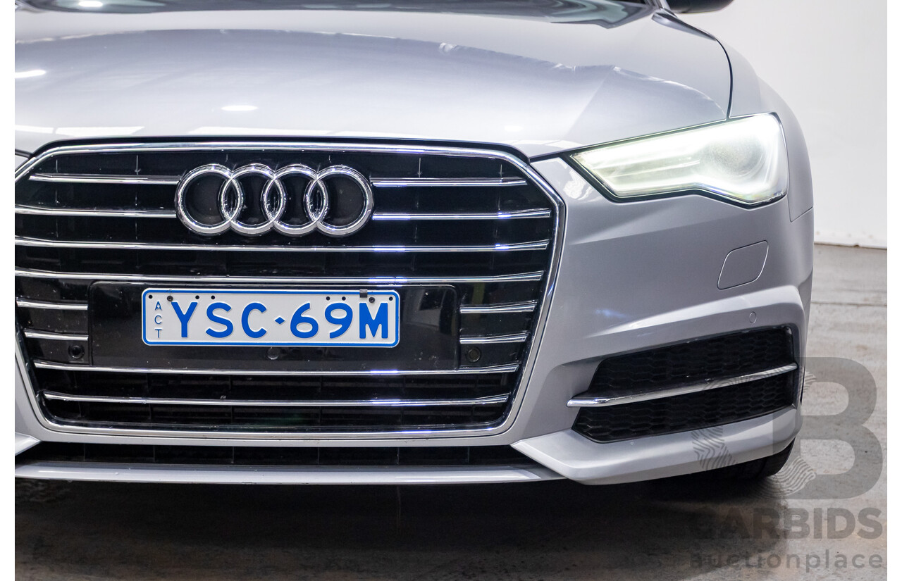 05/2015 Audi A6 TFSI 4GL MY15 4d Sedan Florett Silver Metallic Turbo 1.8L