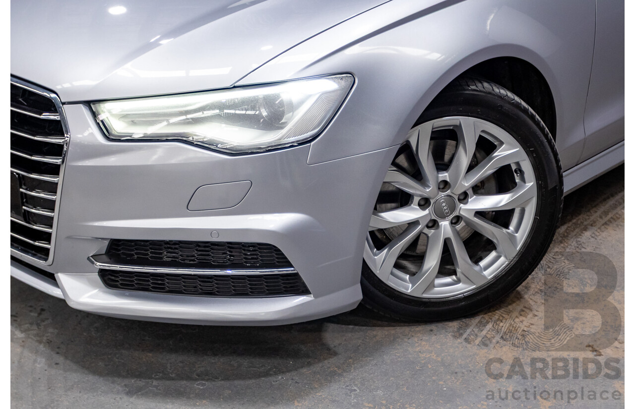 05/2015 Audi A6 TFSI 4GL MY15 4d Sedan Florett Silver Metallic Turbo 1.8L