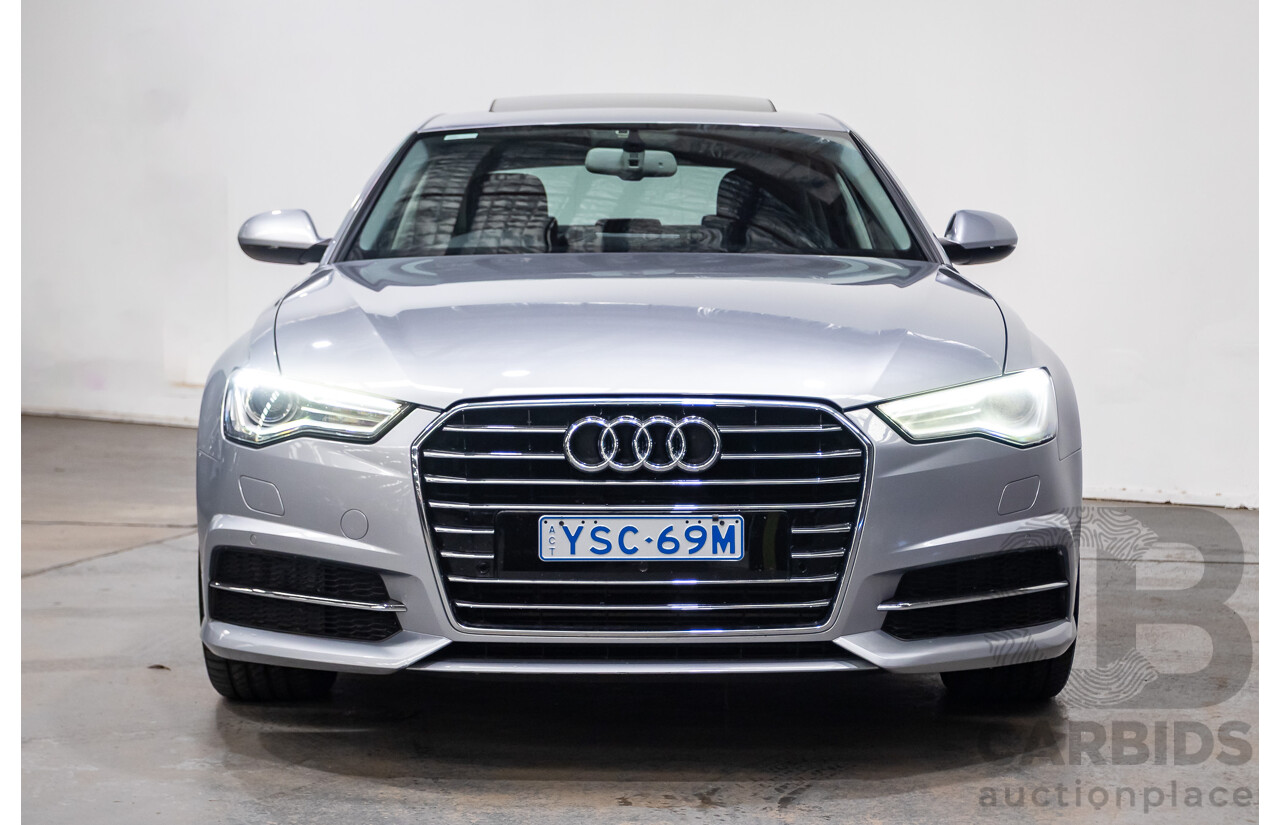 05/2015 Audi A6 TFSI 4GL MY15 4d Sedan Florett Silver Metallic Turbo 1.8L