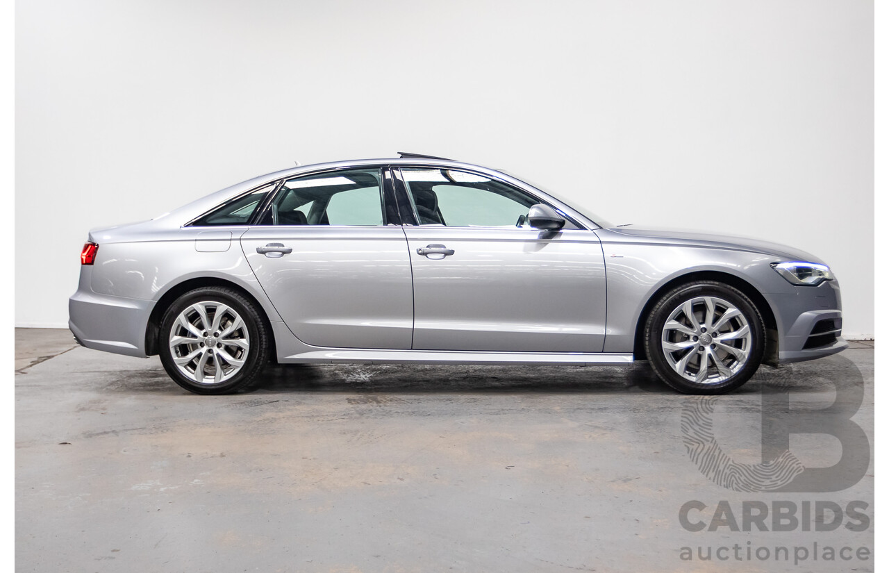 05/2015 Audi A6 TFSI 4GL MY15 4d Sedan Florett Silver Metallic Turbo 1.8L