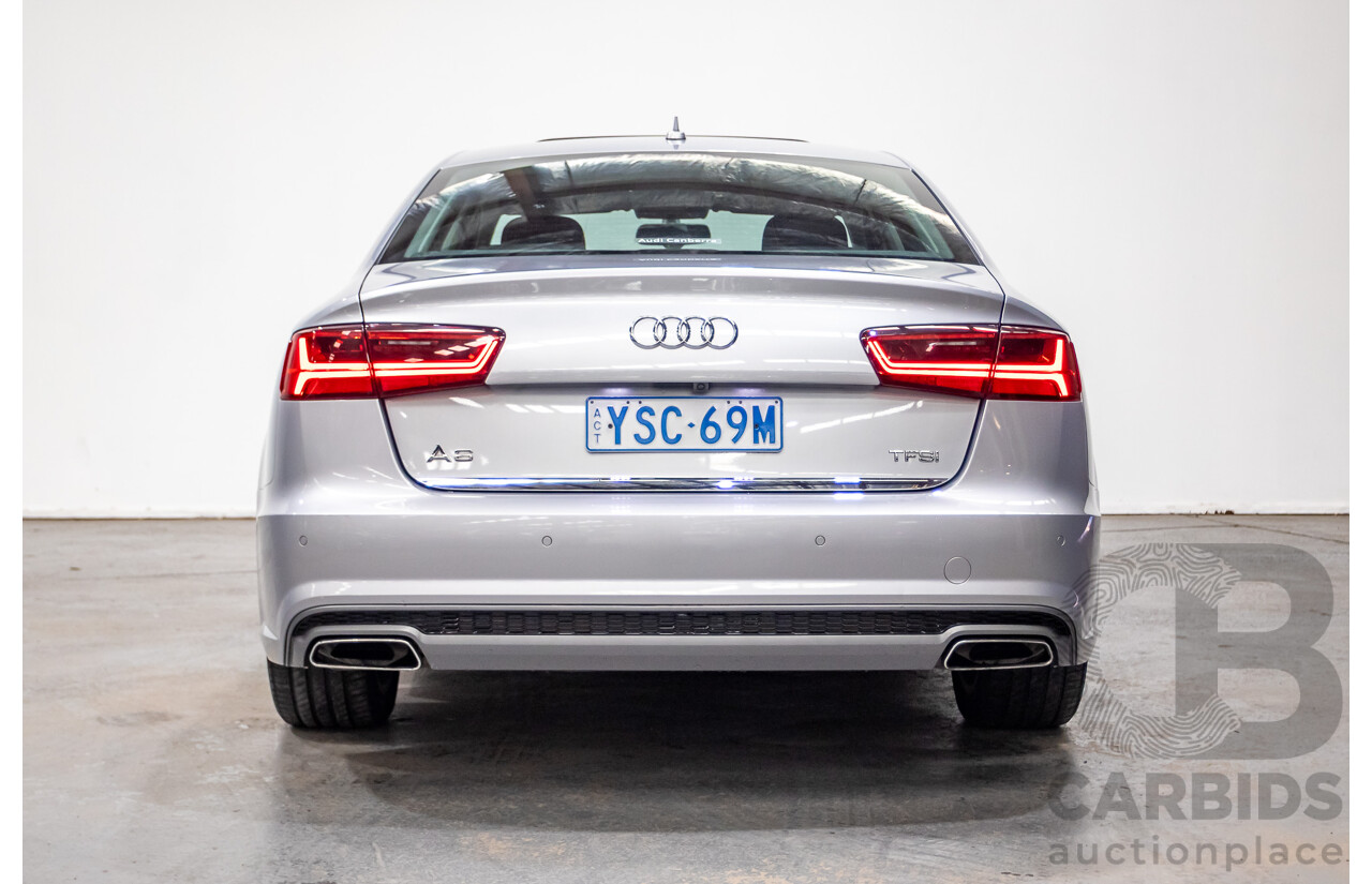 05/2015 Audi A6 TFSI 4GL MY15 4d Sedan Florett Silver Metallic Turbo 1.8L
