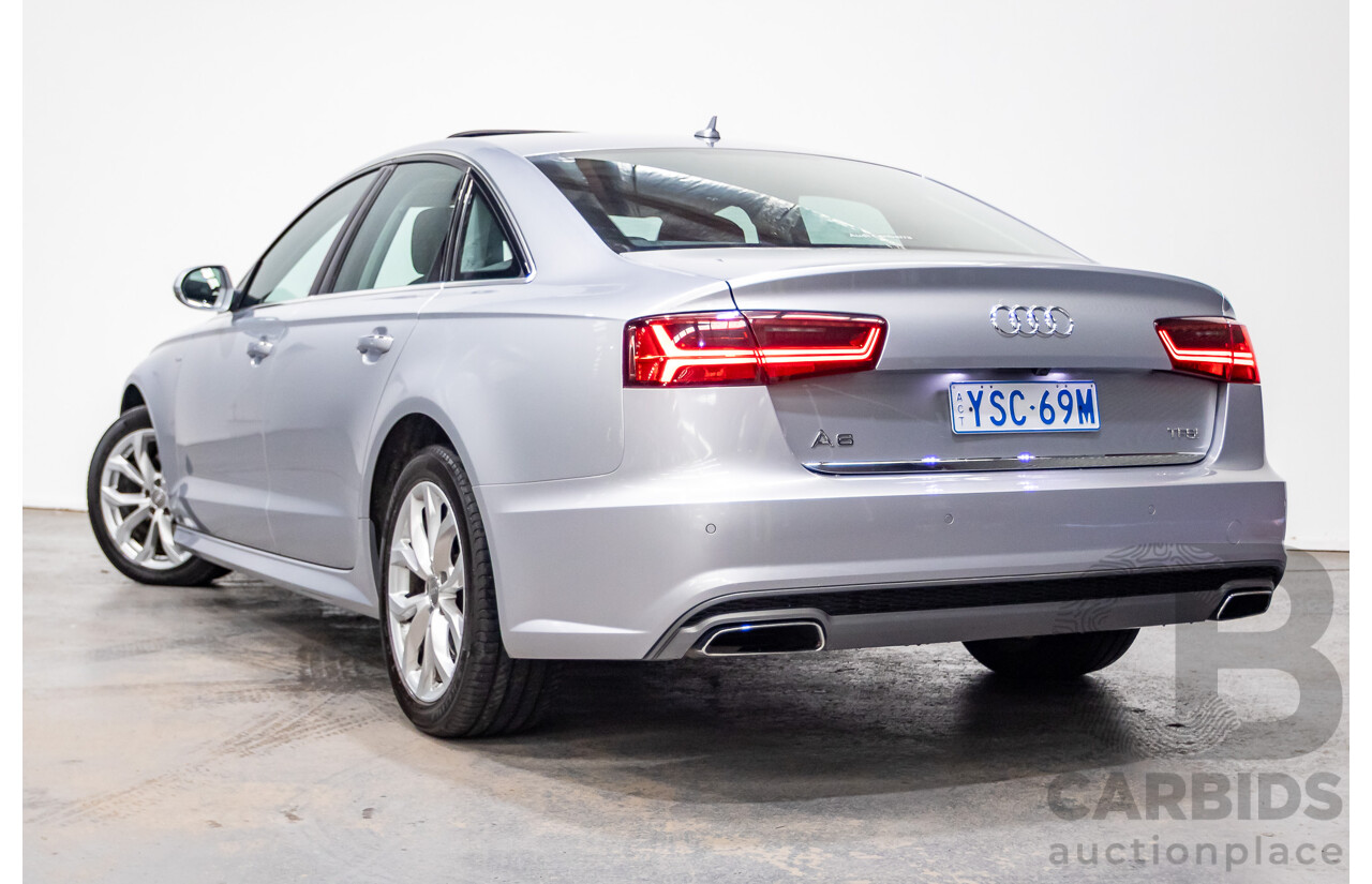 05/2015 Audi A6 TFSI 4GL MY15 4d Sedan Florett Silver Metallic Turbo 1.8L
