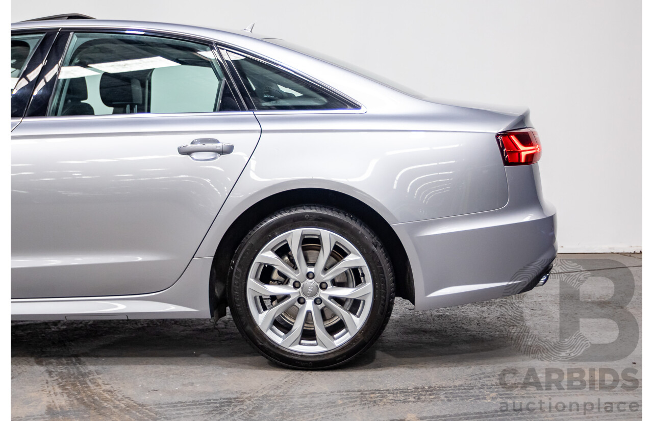 05/2015 Audi A6 TFSI 4GL MY15 4d Sedan Florett Silver Metallic Turbo 1.8L