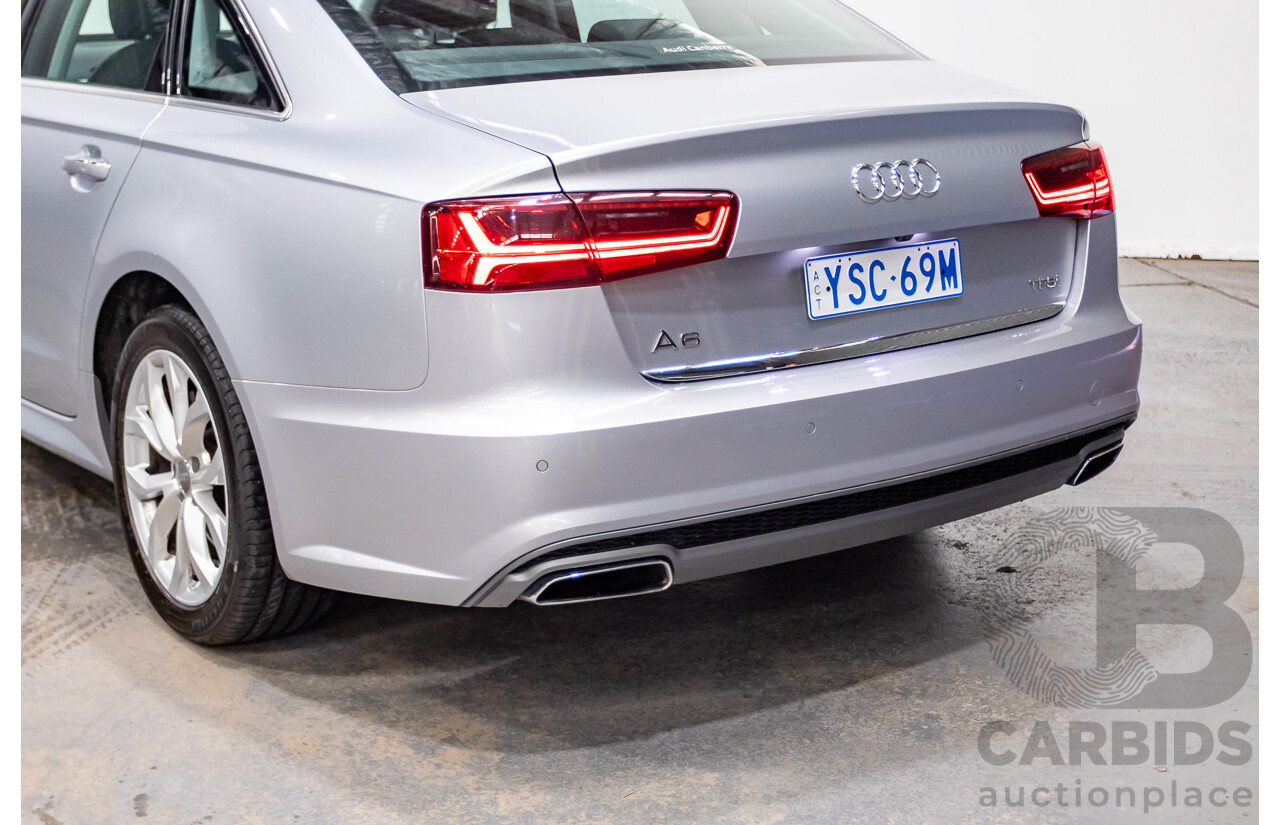 05/2015 Audi A6 TFSI 4GL MY15 4d Sedan Florett Silver Metallic Turbo 1.8L