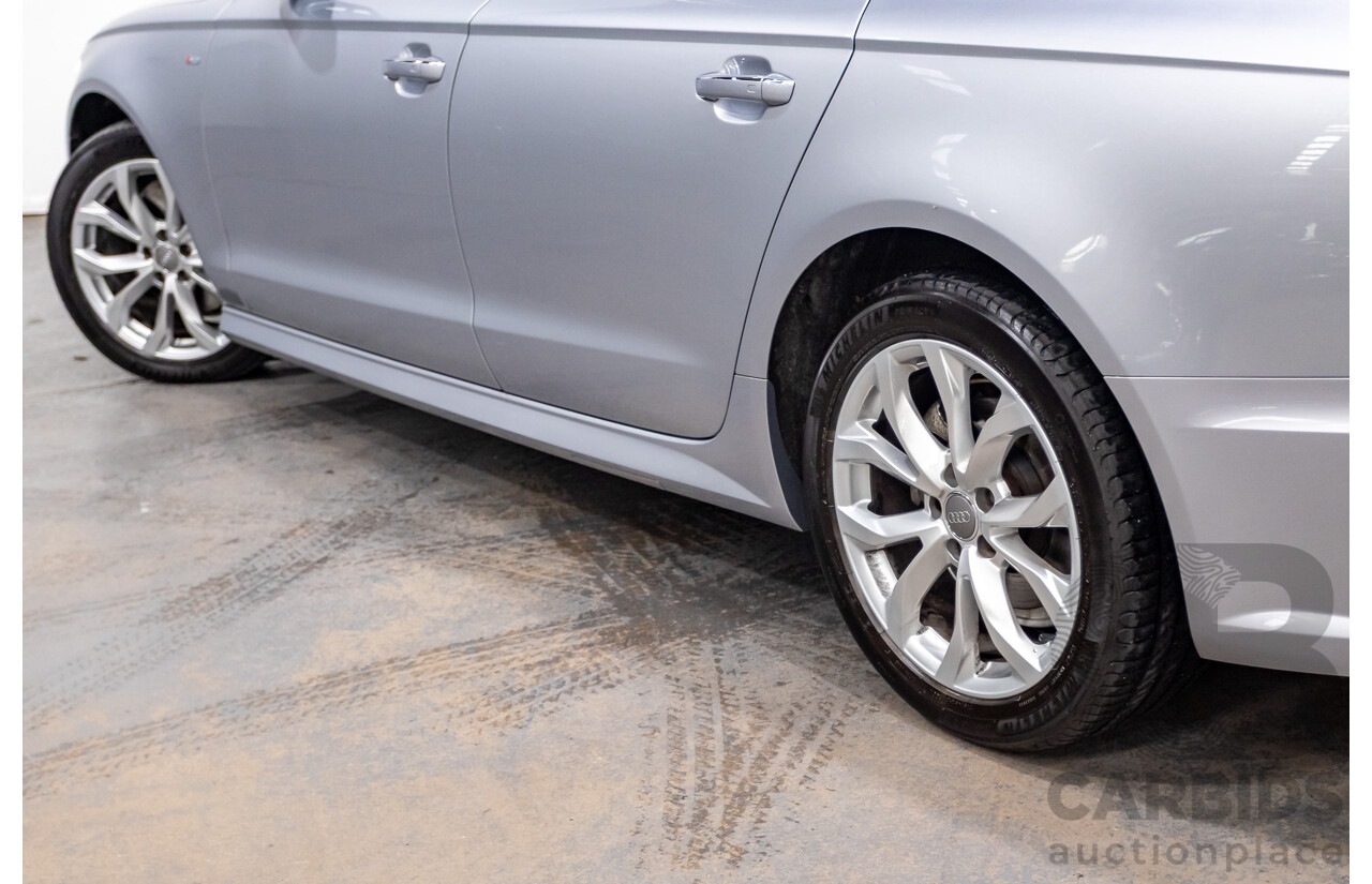 05/2015 Audi A6 TFSI 4GL MY15 4d Sedan Florett Silver Metallic Turbo 1.8L