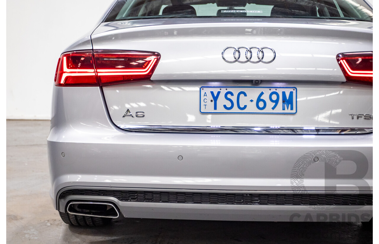 05/2015 Audi A6 TFSI 4GL MY15 4d Sedan Florett Silver Metallic Turbo 1.8L