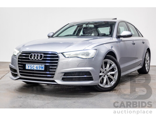 05/2015 Audi A6 TFSI 4GL MY15 4d Sedan Florett Silver Metallic Turbo 1.8L