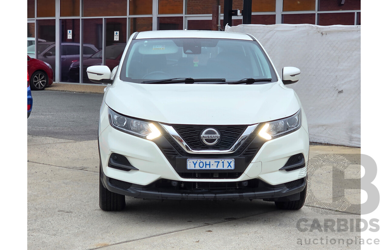 10/2018 Nissan Qashqai ST J11 MY18 4D Wagon White 2.0L