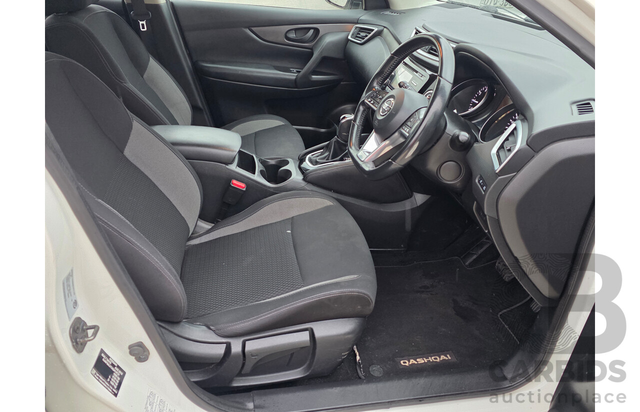 10/2018 Nissan Qashqai ST J11 MY18 4D Wagon White 2.0L