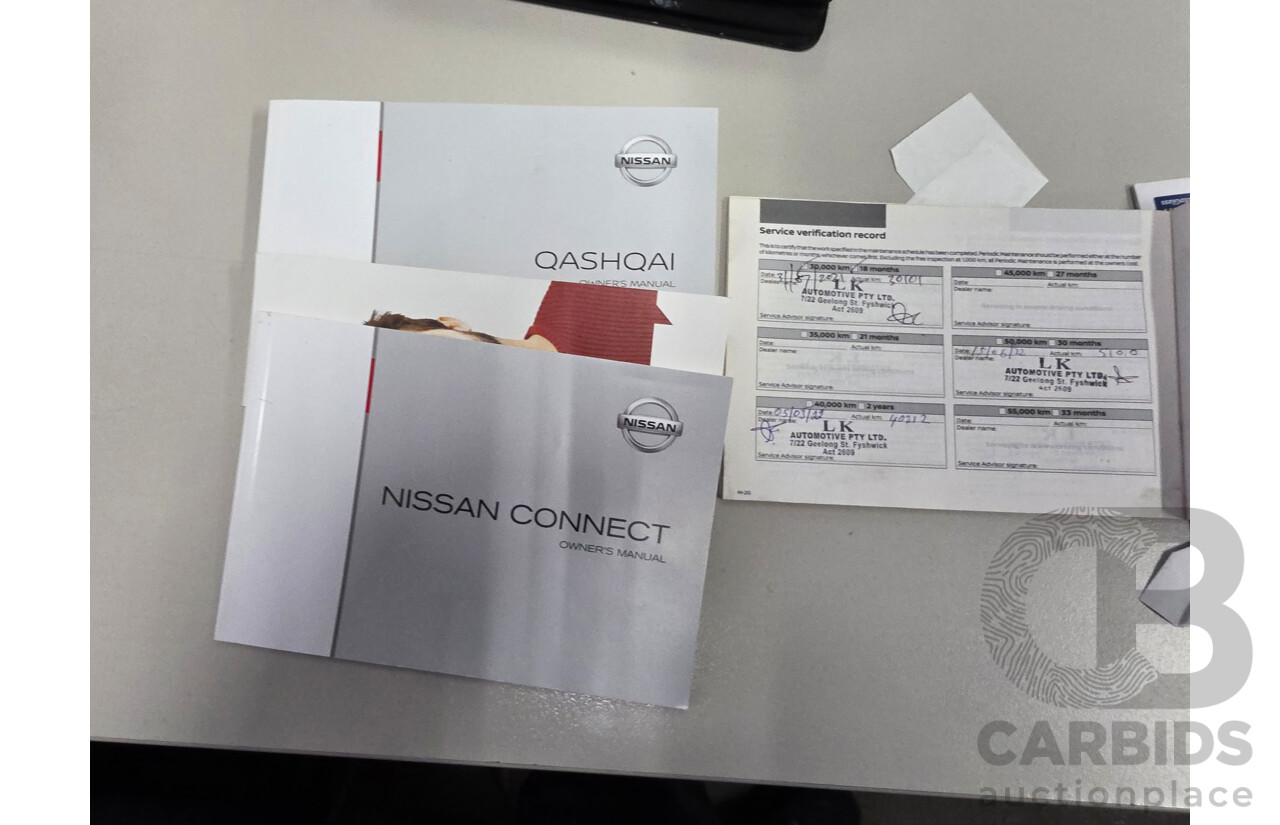 10/2018 Nissan Qashqai ST J11 MY18 4D Wagon White 2.0L