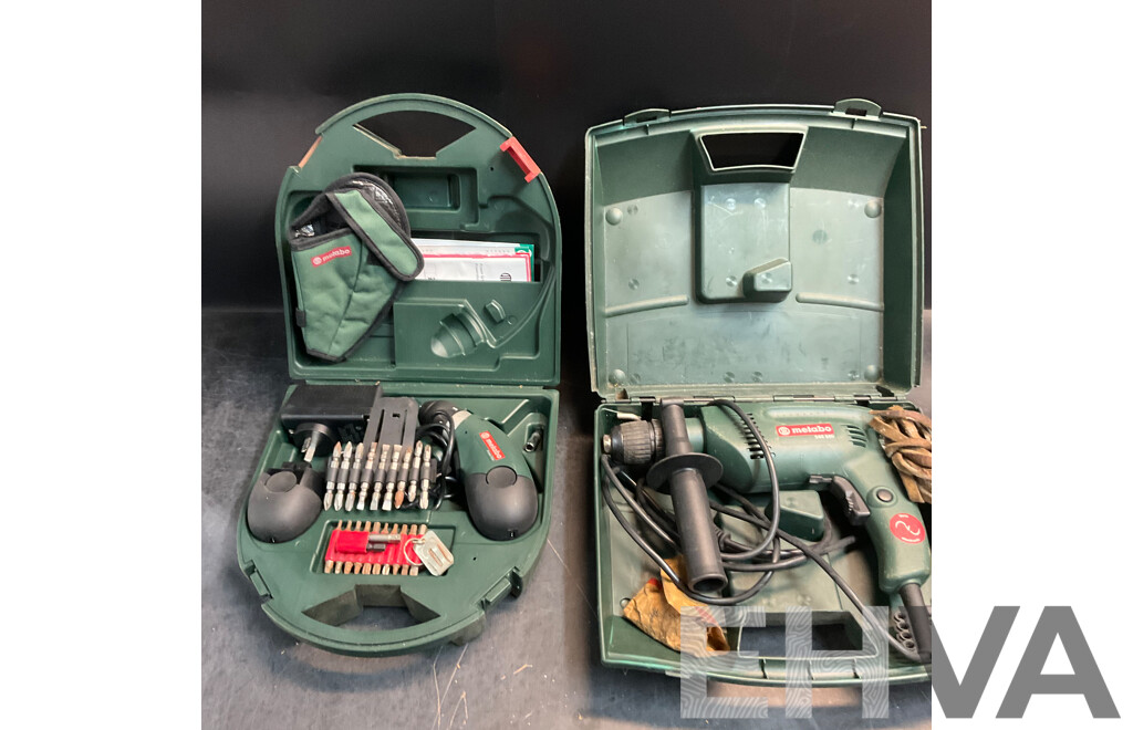 Metabo Power Grip &SBE 560 Drill - Lot of 2