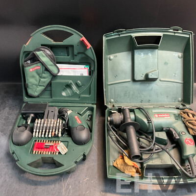 Metabo Power Grip &SBE 560 Drill - Lot of 2
