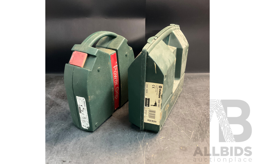 Metabo Power Grip &SBE 560 Drill - Lot of 2