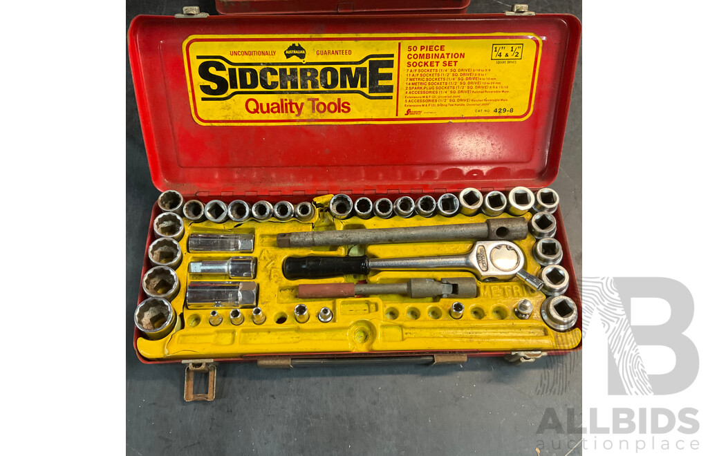 Vintage Sidchrome Tool Set - Lot of 3