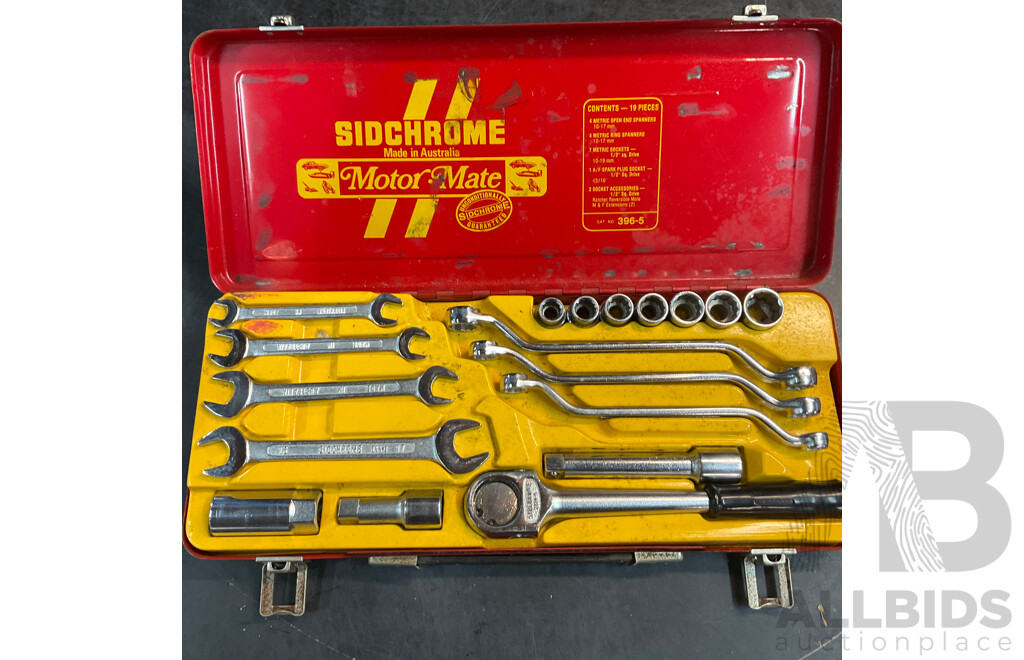Vintage Sidchrome Tool Set - Lot of 3