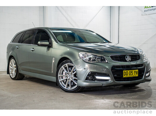 1/2014 Holden Commodore SS-V Redline VF 4d Sportwagon Prussian Steel Grey Metallic V8 6.0L