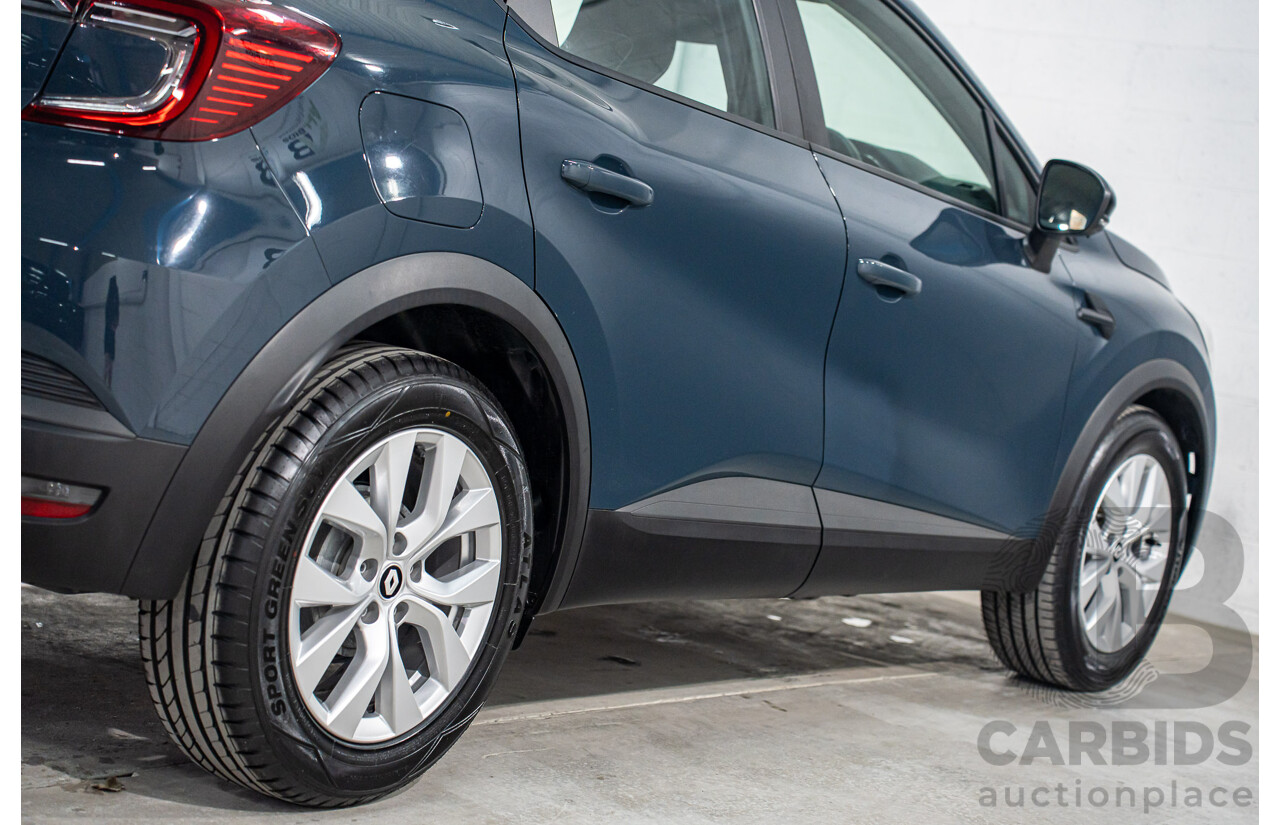 01/2023 Renault Captur Life (FWD) XJB MY23 4d Wagon Smokey Blue Turbo 1.3L