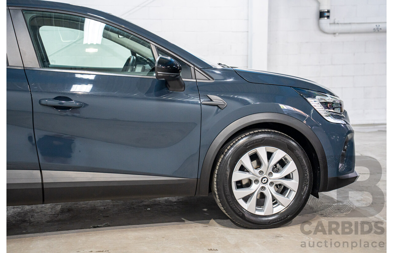 01/2023 Renault Captur Life (FWD) XJB MY23 4d Wagon Smokey Blue Turbo 1.3L