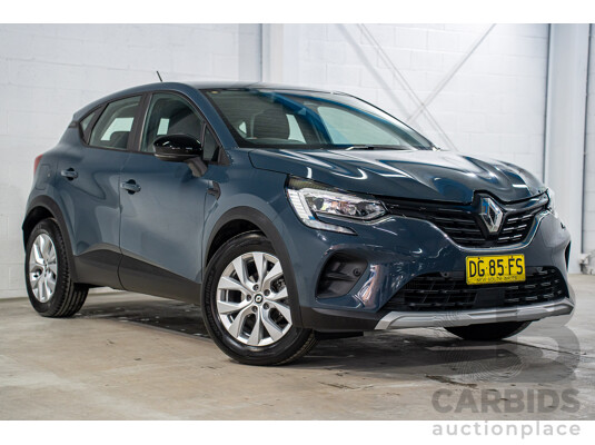 01/2023 Renault Captur Life (FWD) XJB MY23 4d Wagon Smokey Blue Turbo 1.3L