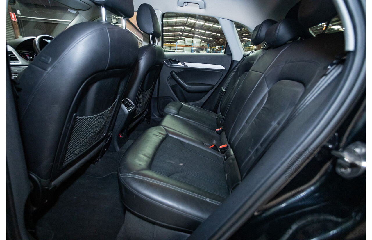 07/2014 Audi Q3 TFSI Quattro (AWD) 125kw 8U MY14 4d Wagon Phantom Black Pearl Turbo 2.0L