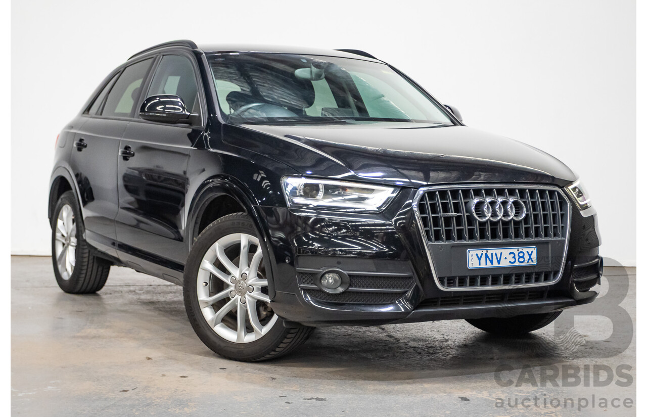07/2014 Audi Q3 TFSI Quattro (AWD) 125kw 8U MY14 4d Wagon Phantom Black Pearl Turbo 2.0L