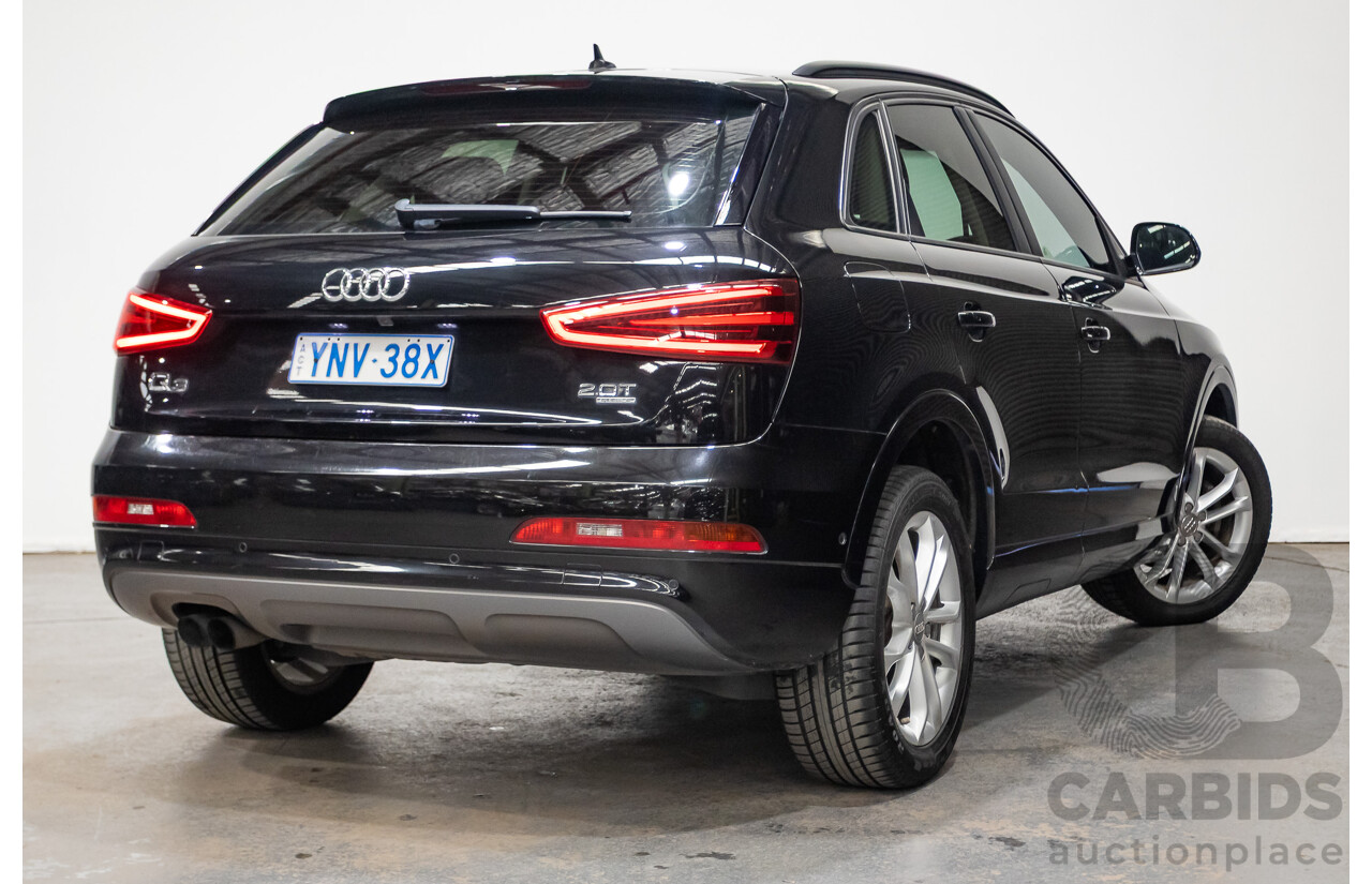 07/2014 Audi Q3 TFSI Quattro (AWD) 125kw 8U MY14 4d Wagon Phantom Black Pearl Turbo 2.0L