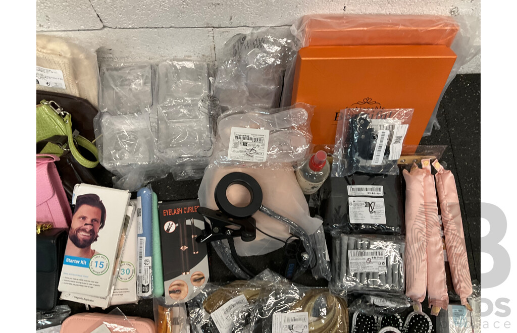 Assorted Hats, Handbags, Sunglasses, Cosmetics, Costume Jewellery and Other Usefull Items