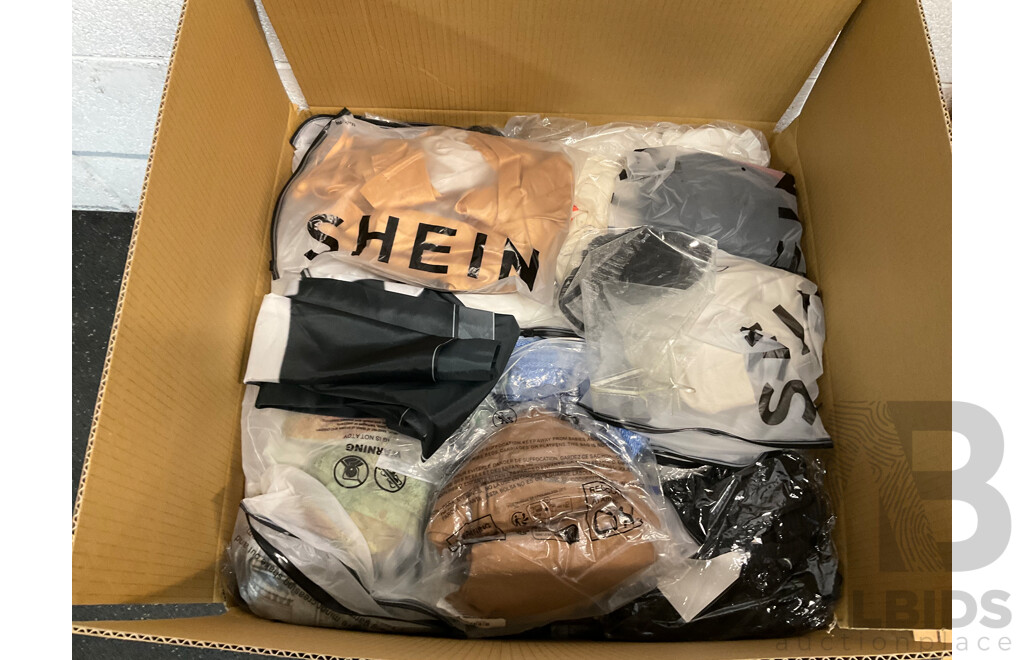 Assorted Clothing and Shoes - 4 Large Boxes
