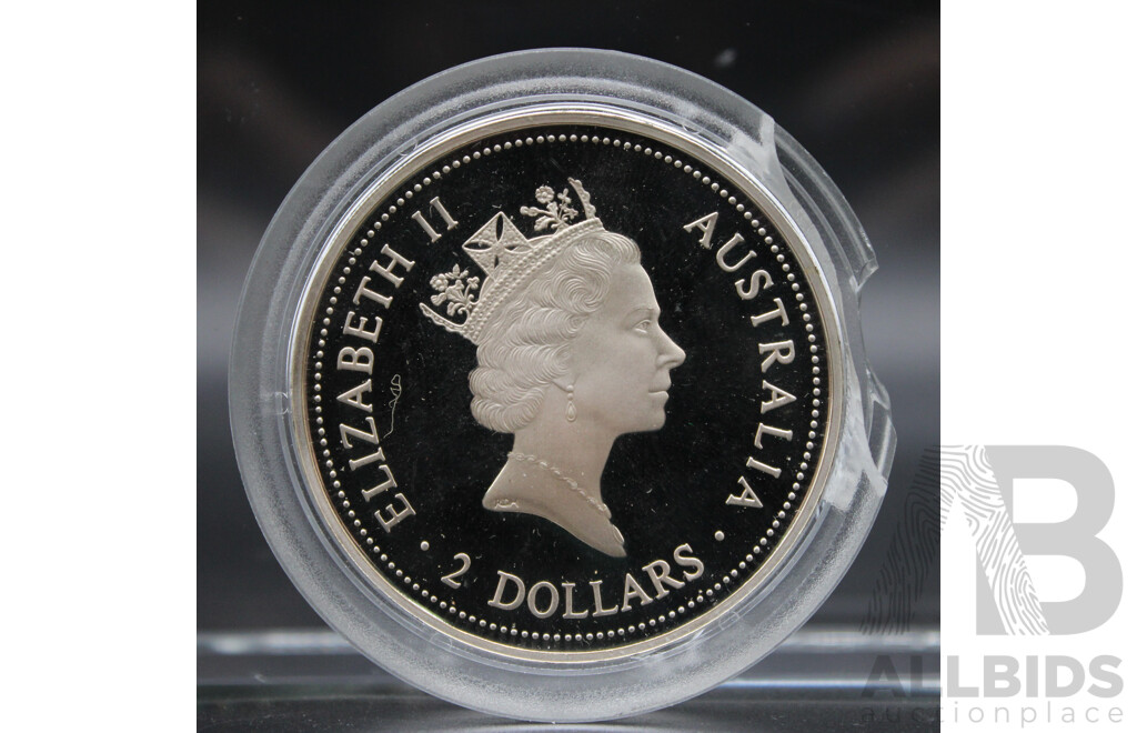 1994 the Australian Kookaburra 2oz 999 Silver Coin