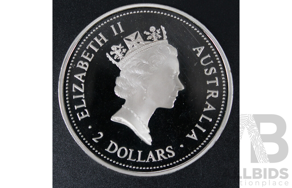 1994 the Australian Kookaburra 2oz 999 Silver Coin