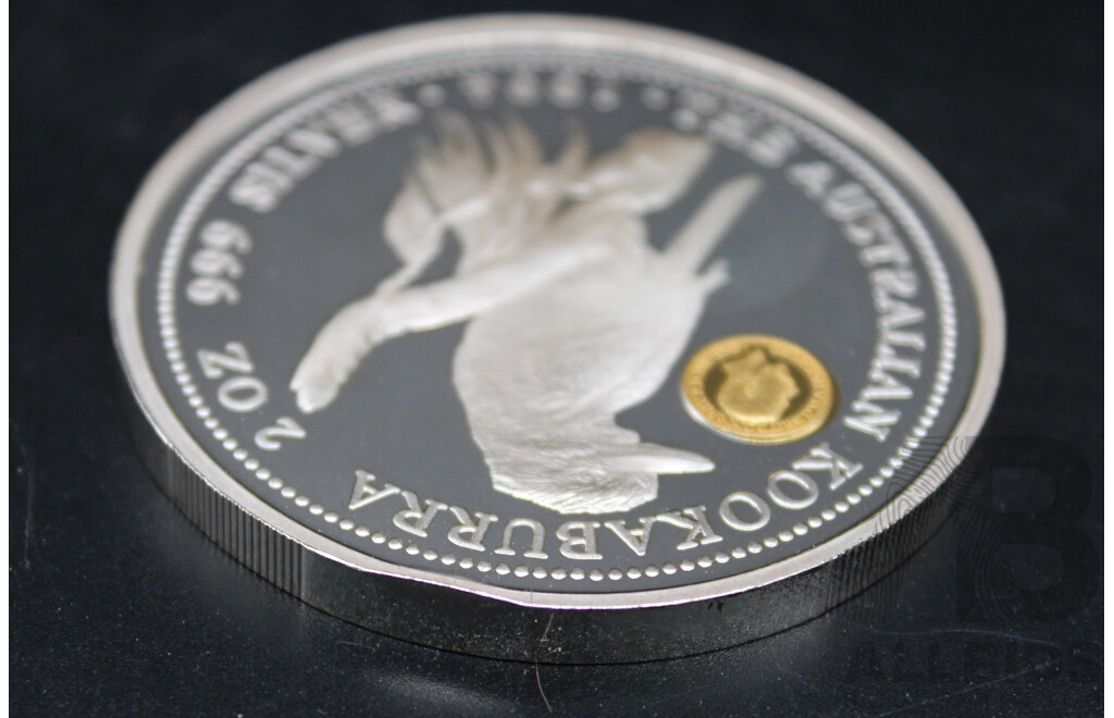 1994 the Australian Kookaburra 2oz 999 Silver Coin