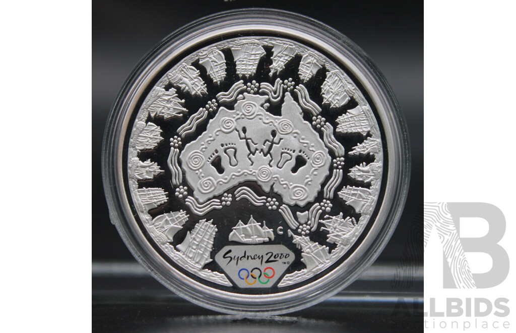 The Sydney 2000 Olympic - a Sea Change Perth Mint & RAM.999 Silver Five Dollar Coin, Proof