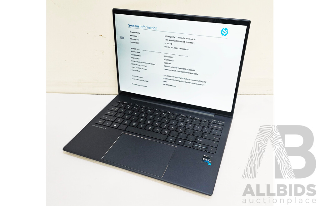 HP Dragonfly G4 Intel Core I7 13th Gen (1355U) 3.70GHz-5.00GHz 10-Core CPU 13.5-Inch Laptop W/ Power Supply