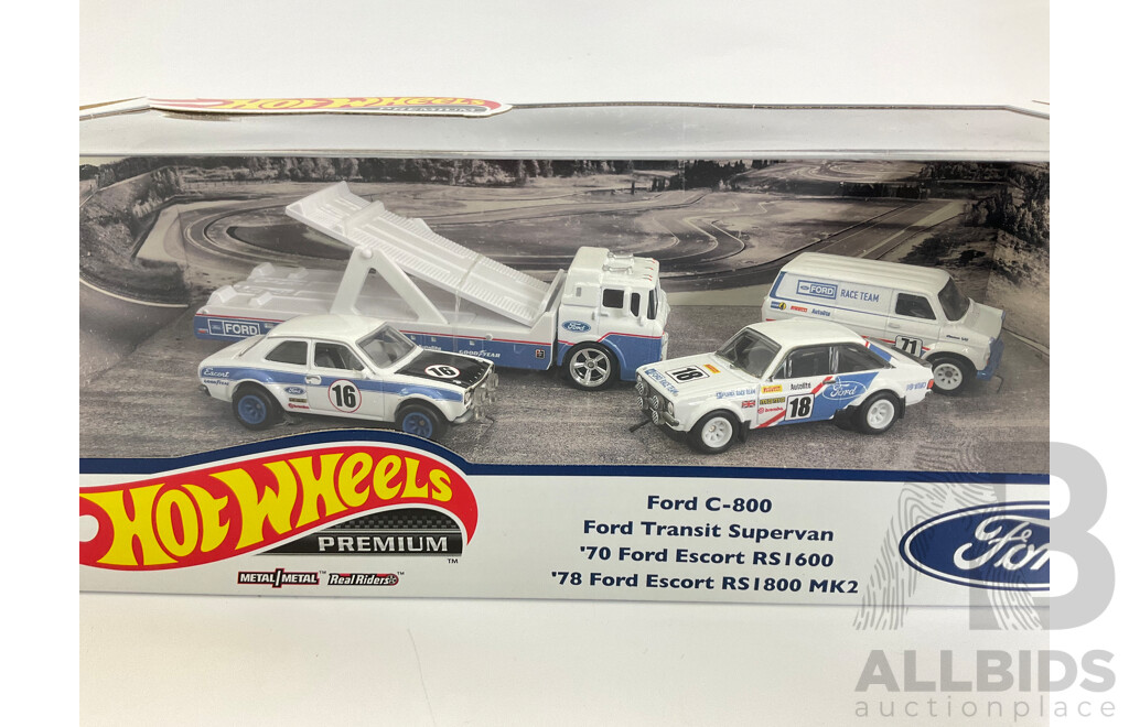 Boxed Hot Wheels Real Riders Ford Rally Set