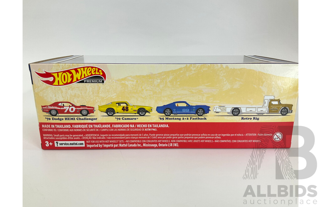 Boxed Hot Wheels Real Riders Stock Car Set