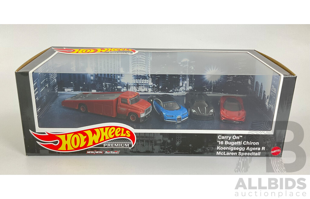 Boxed Hot Wheels Real Riders Super Car Set