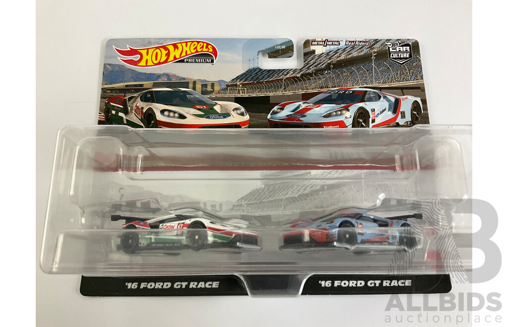 Boxed Hot Wheels Car Culture Ford GT Race, Nissan Skylines, BMW/Lancia Sets