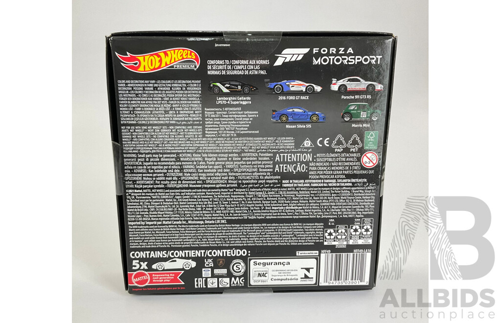 Boxed Hot Wheels Real Riders Forza Motorsport Set