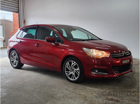 5/2012 Citroen C4 Exclusive Turbo B7 5d Hatchback Red 1.6L