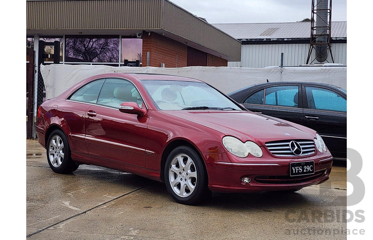 3/2004 Mercedes-Benz Clk320 Elegance C209 2d Coupe Red 3.2L
