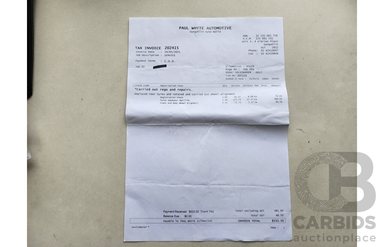 9/2014 Volkswagen Golf 118 TSI Comfortline AU 4d Wagon Grey 1.4L