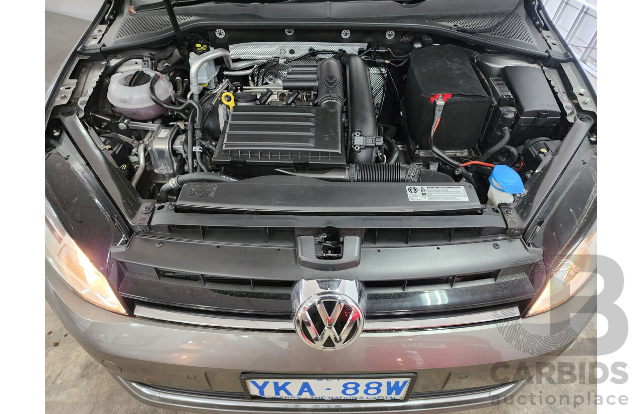 9/2014 Volkswagen Golf 118 TSI Comfortline AU 4d Wagon Grey 1.4L