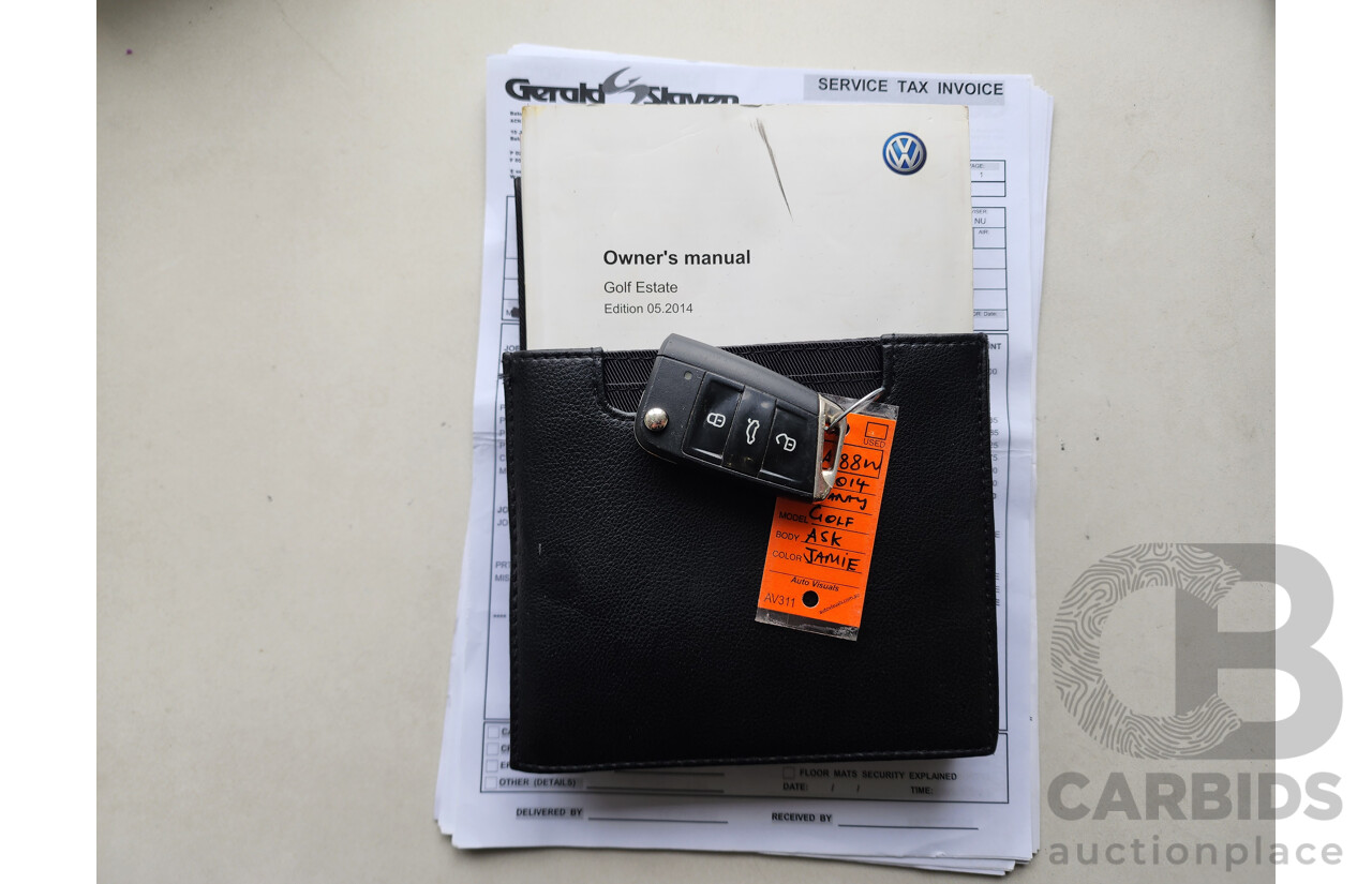 9/2014 Volkswagen Golf 118 TSI Comfortline AU 4d Wagon Grey 1.4L