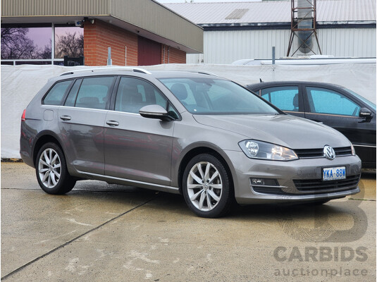 9/2014 Volkswagen Golf 118 TSI Comfortline AU 4d Wagon Grey 1.4L