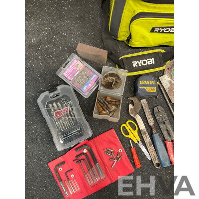 RYOBI Insulated Cooler Bag with Assorted Tools