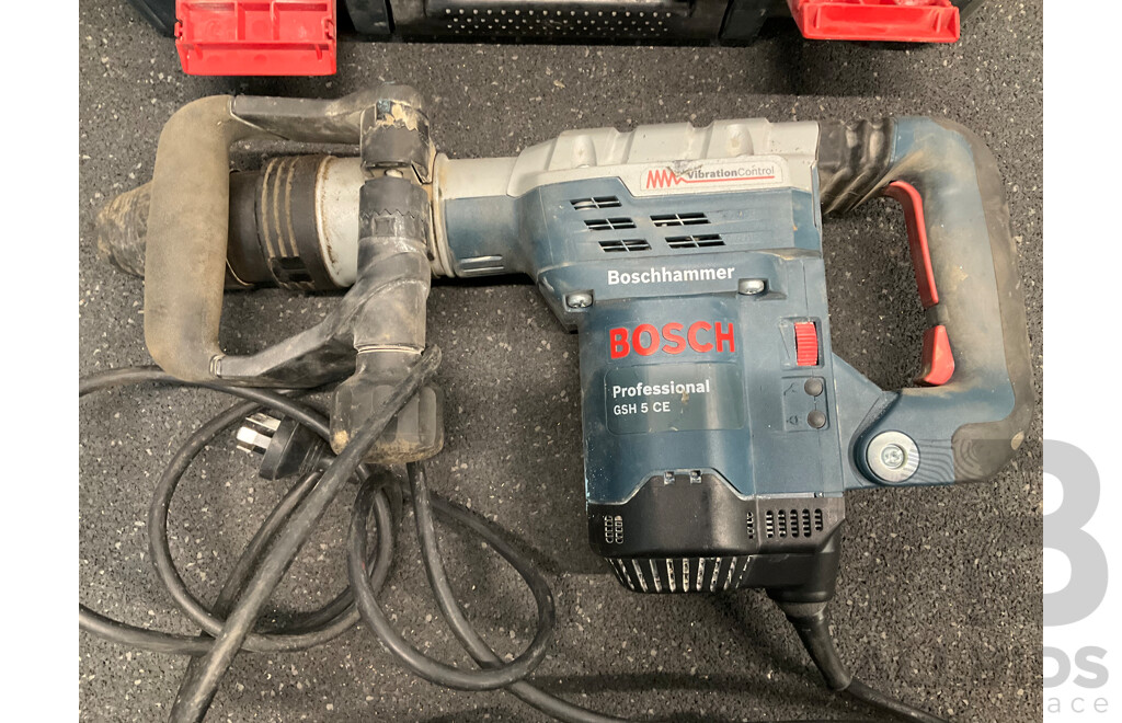 BOSCH Professional Demolition Hammer (GSH 5 CE) 