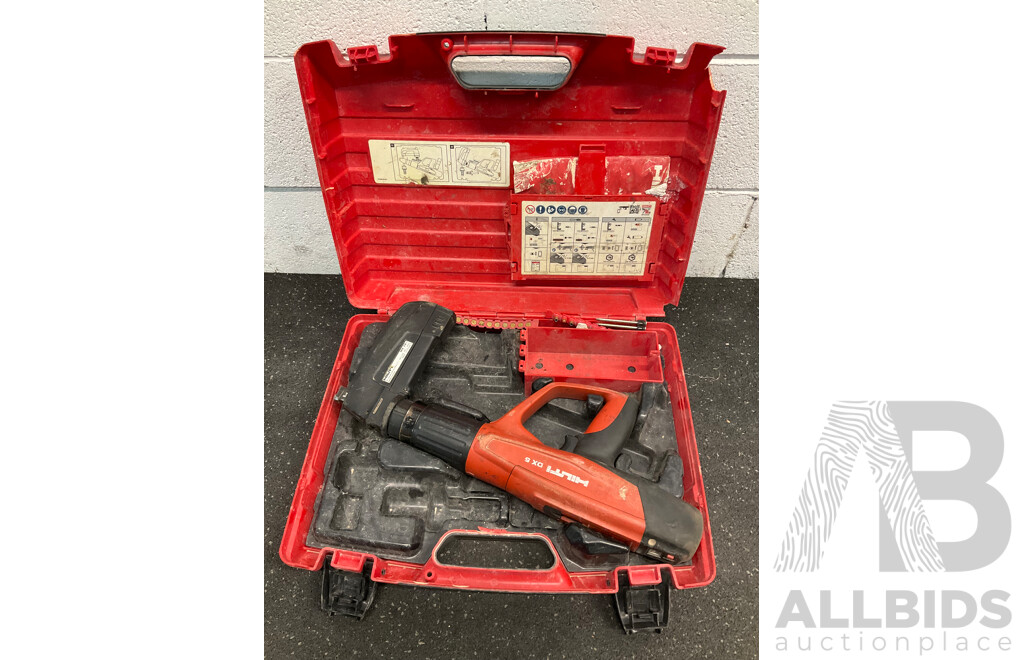 HILTHI Powder-Actuated Tool DX 5 MX with Nail Magazine