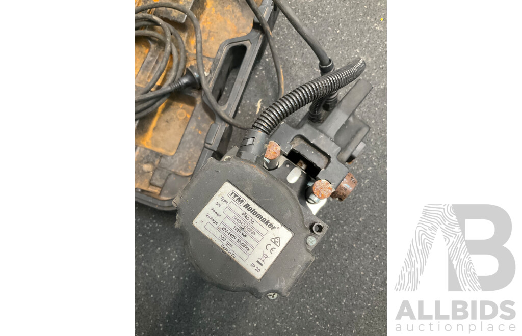 HOLEMAKER (PRO35) Single Phase Magnetic Base Drill - MADE in EUROPE 